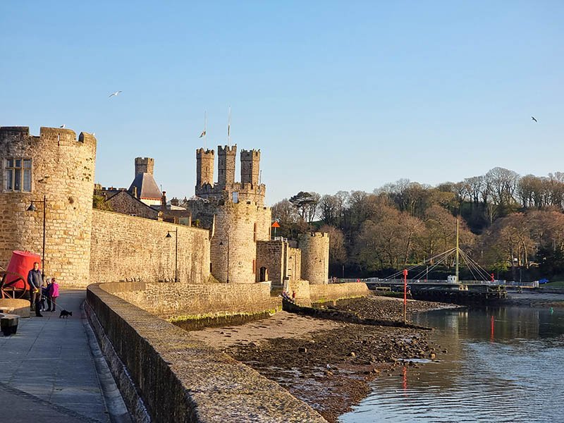 itinerary wales caernarfon castle